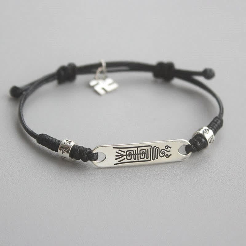 KarmaRipple's 925 Sterling Silver Red String Fortune Strength Braid Bracelet p19