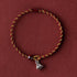 Silver Lotus Pod Charm / Dark Red Gold(Wrist Circumference 14-16cm)