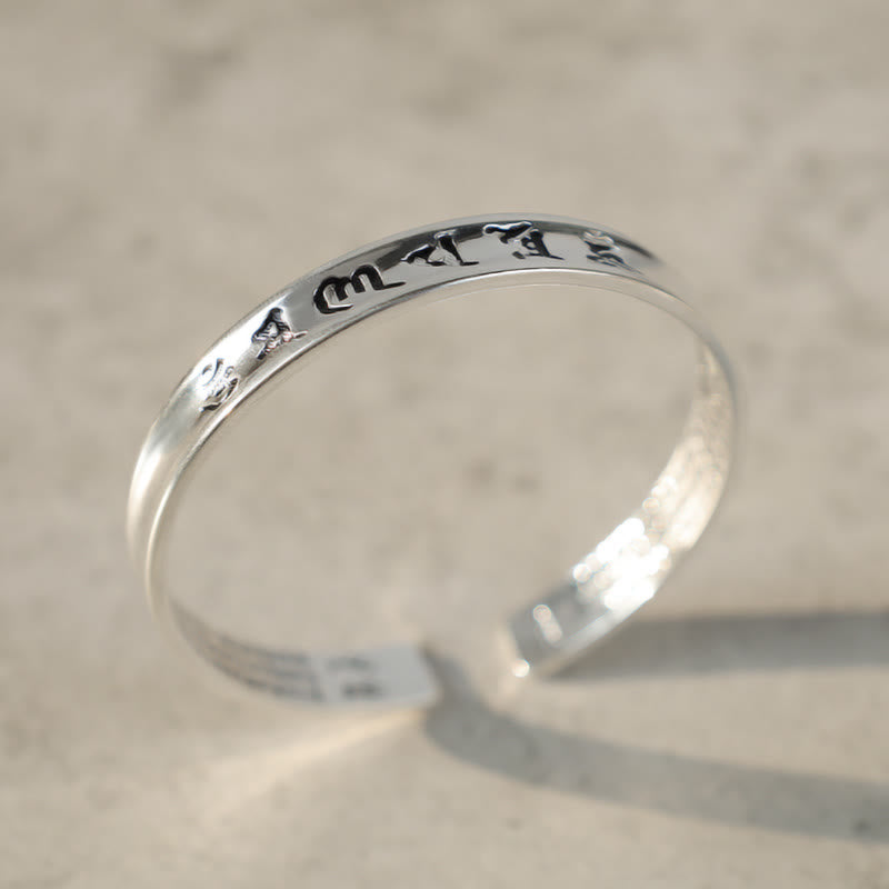 KarmaRipple's Tibetan Mantra Ivory Bronze Bracelet p5