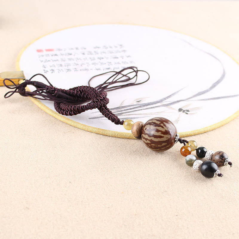 KarmaRipple's Bodhi Seed Lotus Wisdom Balance Pendant Necklace p8