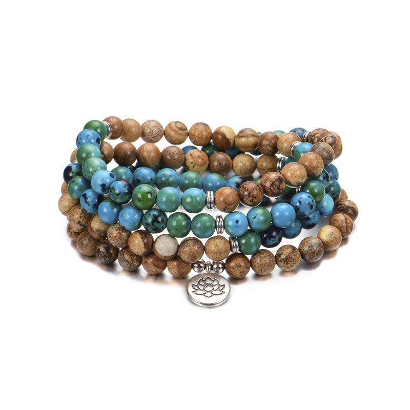 KarmaRipple's 108 Meditation Balancing Multilayer Mala p5