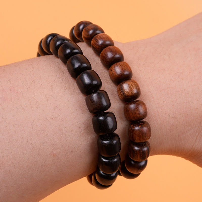 KarmaRipple's Ebony Wood Rosewood Peace Balance Bracelet p20