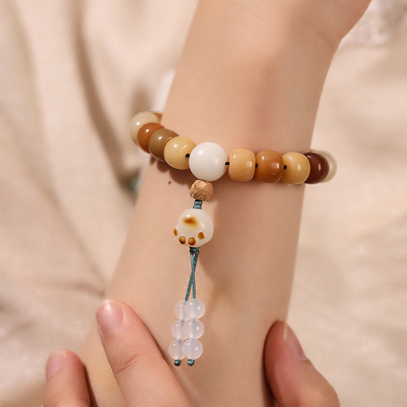 KarmaRipple's Authentic Bodhi Seed The Lord of the Corpse Forest Om Mani Padme Hum Wisdom Bracelet p19