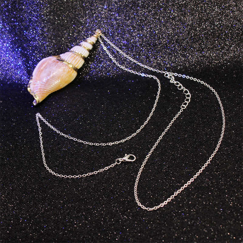 KarmaRipple's Authentic Shankha Conch Shell Seashell Fortunate Pendant Necklace p15