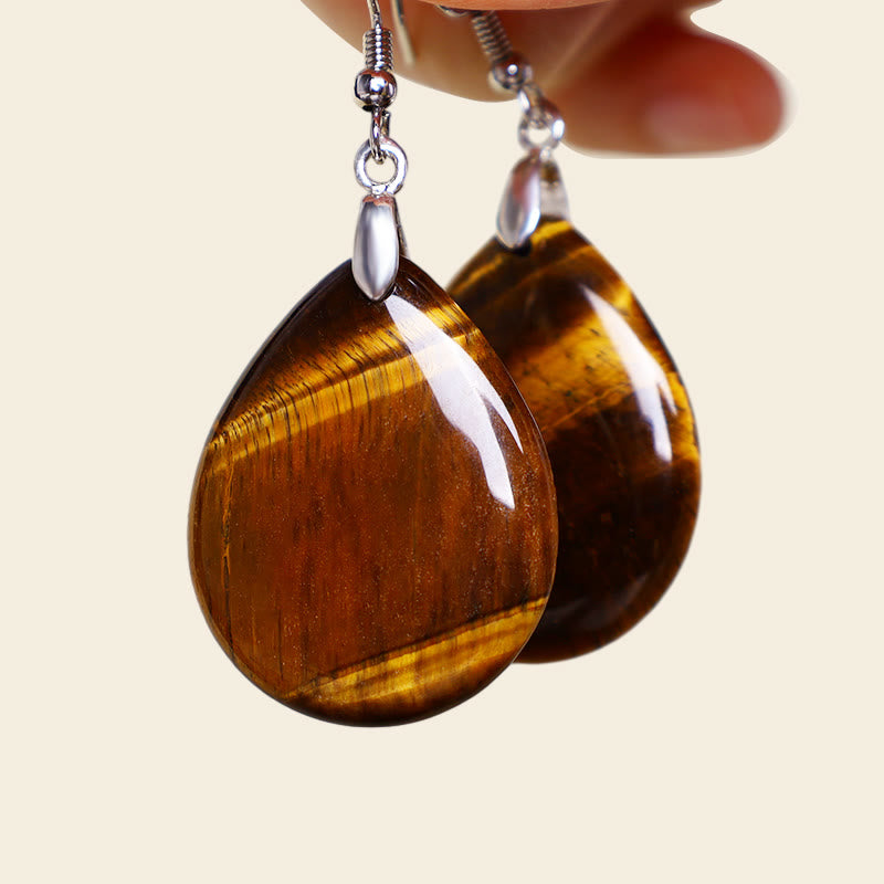 KarmaRipple's Authentic Aventurine Dangle Balancing Drop Earrings p12