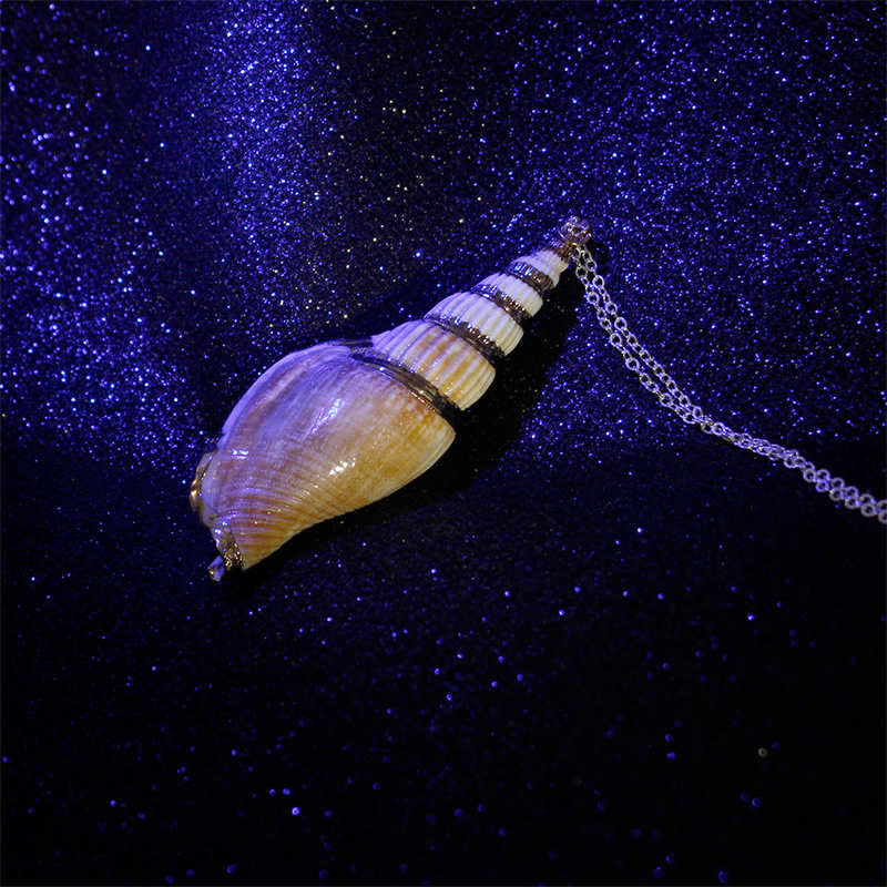 KarmaRipple's Authentic Shankha Conch Shell Seashell Fortunate Pendant Necklace p13
