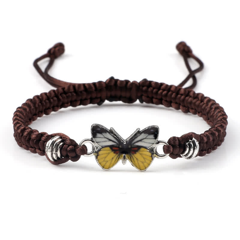 KarmaRipple's Butterfly Freedom Love String Talisman Bracelet p53