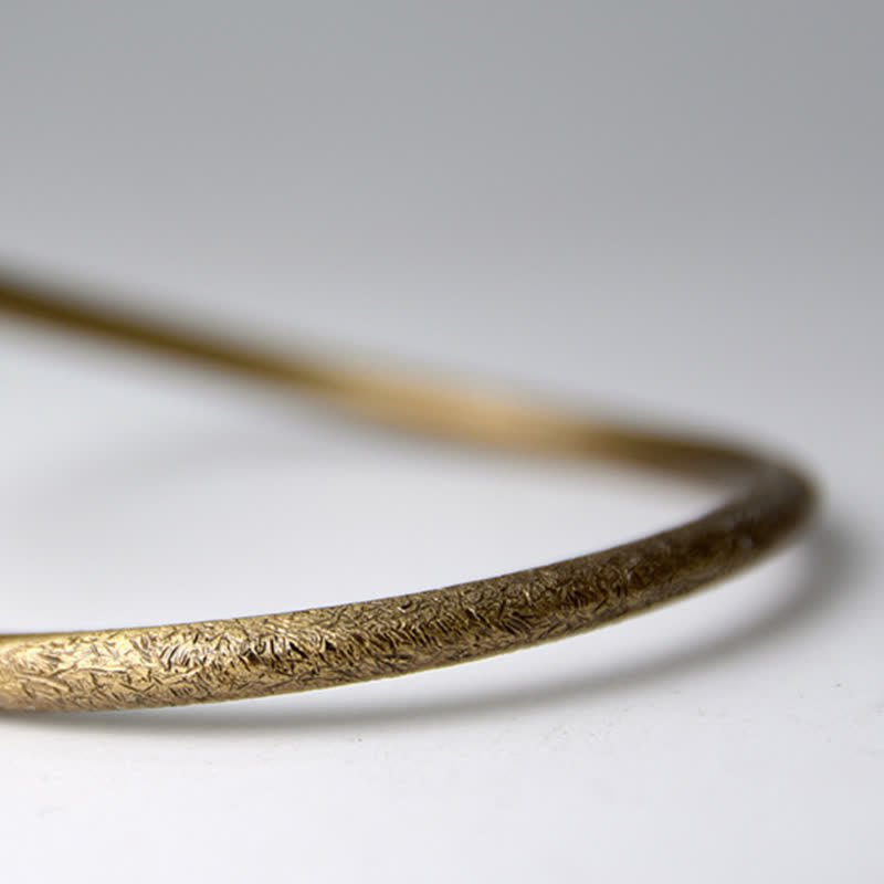 KarmaRipple's Simple Design Bronze Fortune Adjustable Cuff Bracelet p13
