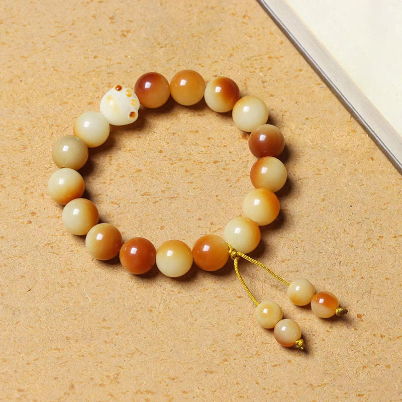 KarmaRipple's Authentic Bodhi Seed Lovely Paw Claw Peace Wisdom Bracelet p1