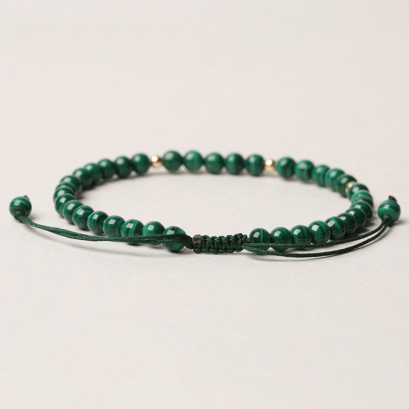 KarmaRipple's Authentic Malachite Protection Calmness String Bracelet p5