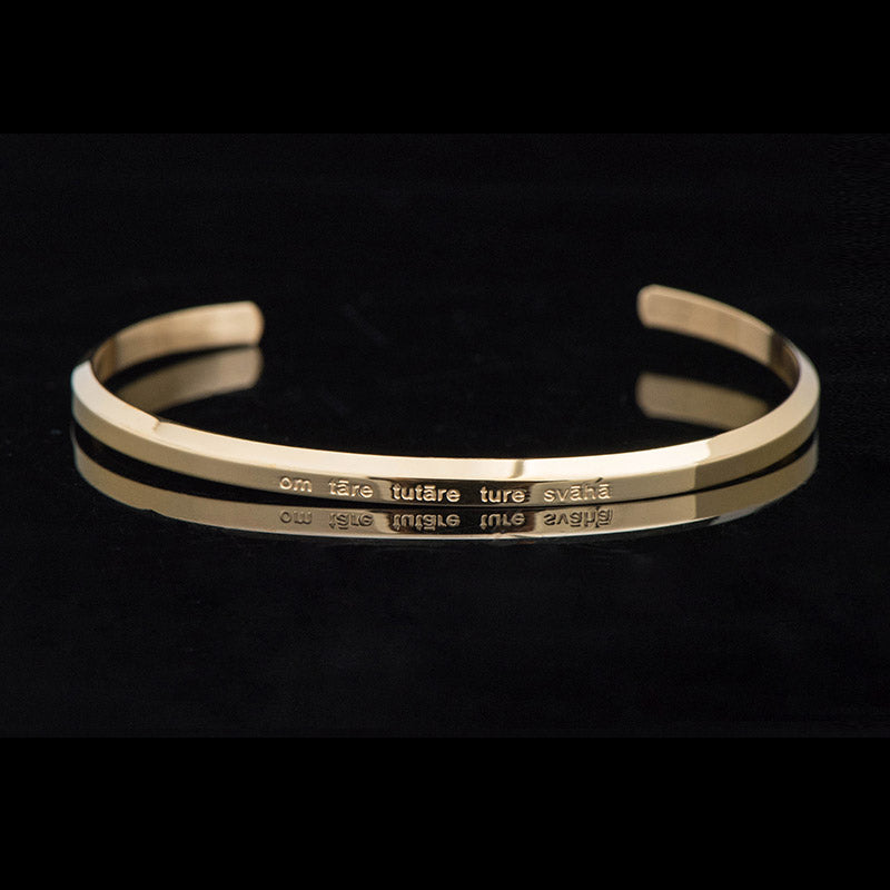 KarmaRipple's Six True Words Engraving Titanium Steel Blessing Protection Bracelet p31