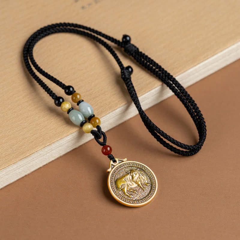 KarmaRipple's 12 Chinese Zodiac Blessing Wealth Fortune Pendant Necklace p3