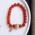 Red Agate Money Bag