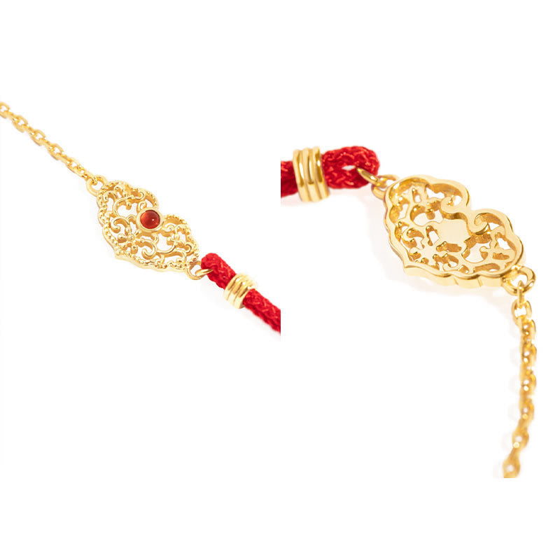 KarmaRipple's Lock of Good Wishes Fortune Strength Chain Bracelet p10