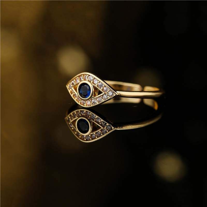 KarmaRipple's Evil Eye Protection Blessing Bronze Ring p3