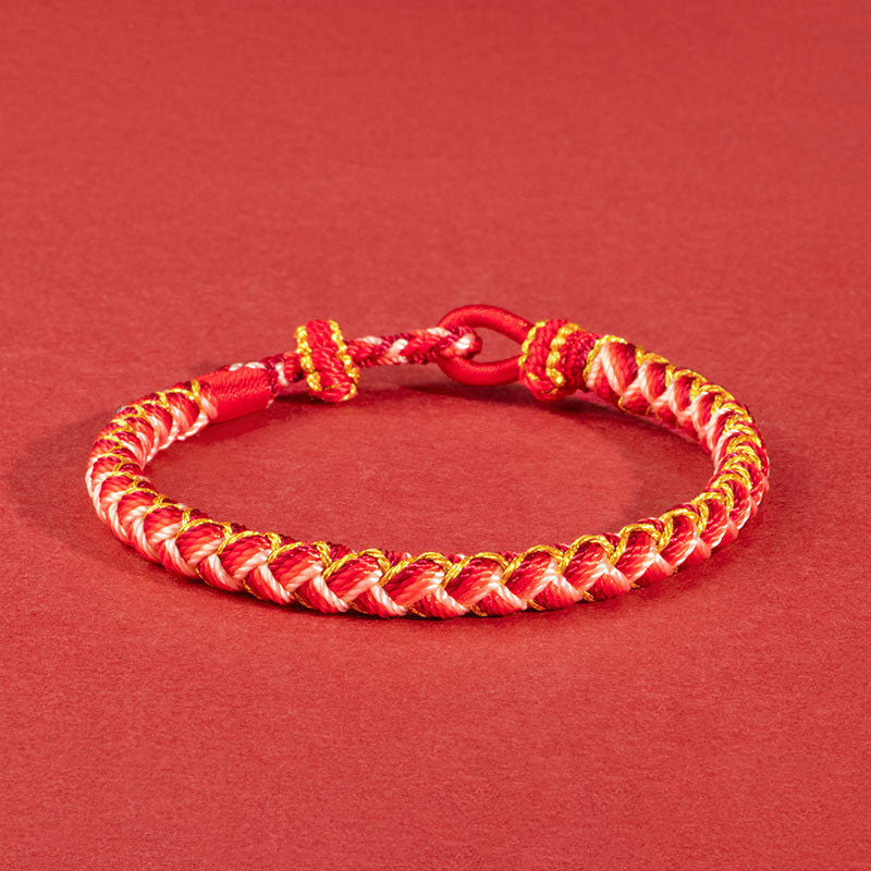 KarmaRipple's Handmade Year Of The Dragon Scale Protection Rope Bracelet p5