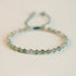 Moss Agate&Golden Beads(Wrist Circumference 14-19cm)