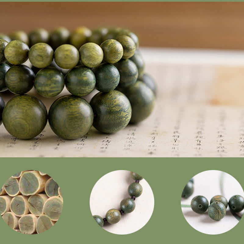 KarmaRipple's Tibetan Green Sandalwood Soothing Cure Bracelet p24