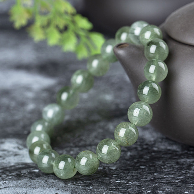 KarmaRipple's Authentic Green Gemstone Blessing Wealth Bracelet p5