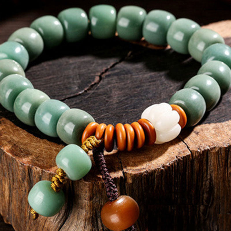 KarmaRipple's Cyan Bodhi Seed Success Bracelet p2