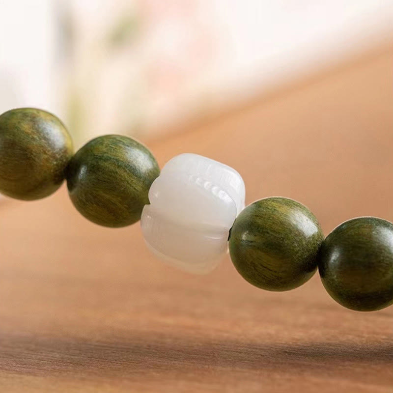 KarmaRipple's Authentic Green Sandalwood Bodhi Seed Soothing Bracelet p10