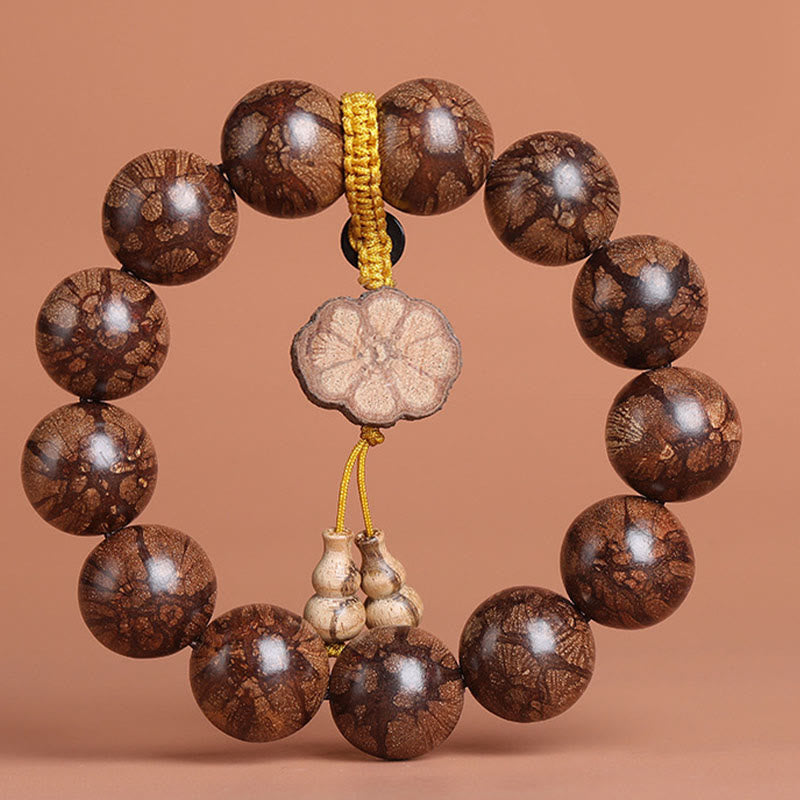 KarmaRipple's Plum Blossom Wood Inner Peace Bracelet p6