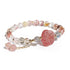 Strawberry Quartz&Colorful Rutilated Quartz
