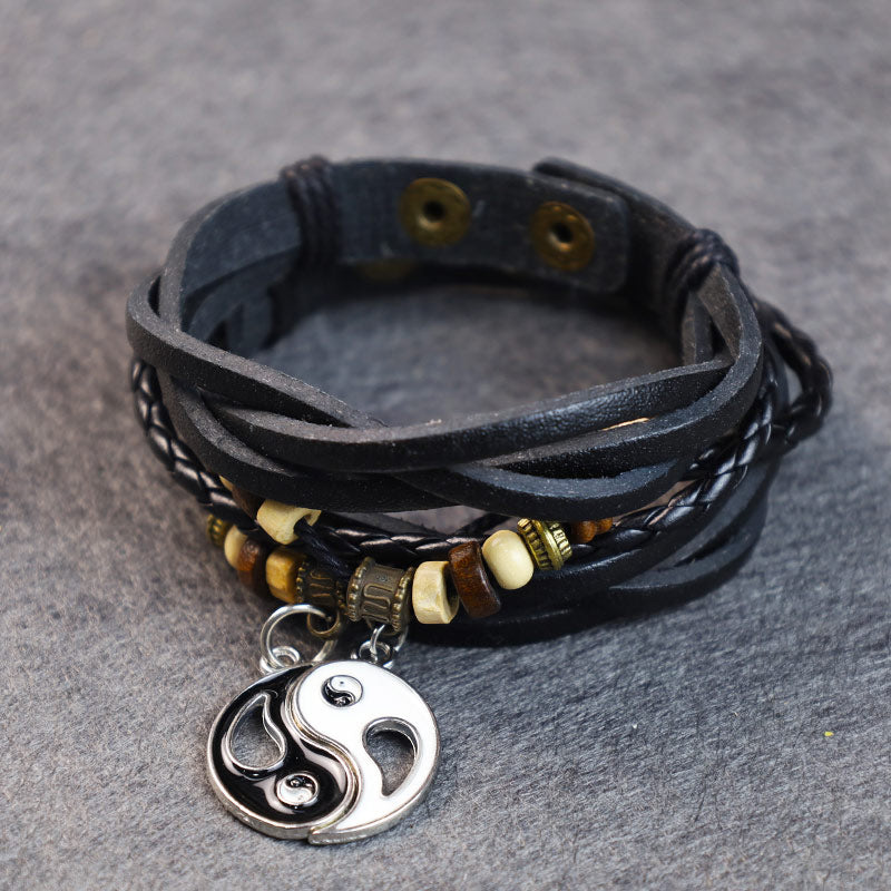 KarmaRipple's Yin Yang Necklace Pair Balance Bracelet ( p4