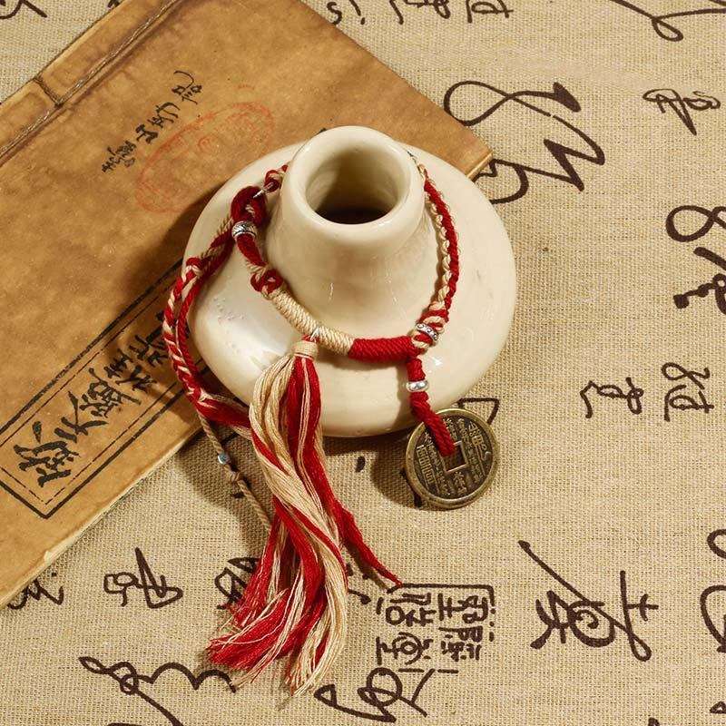 KarmaRipple's Mountain Ghosts Spend Money Wealth Prosperity Handmade Woven Bracelet p3