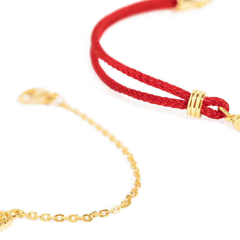 KarmaRipple's Lock of Good Wishes Fortune Strength Chain Bracelet p9