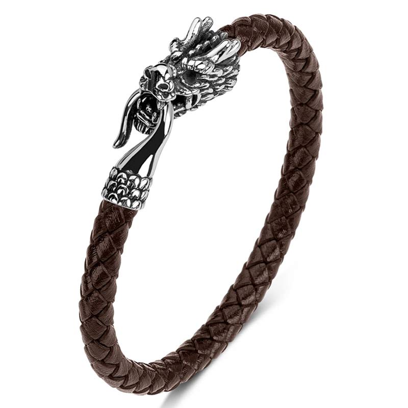 KarmaRipple's Dragon Titanium Steel Protection Fortune Bracelet p30