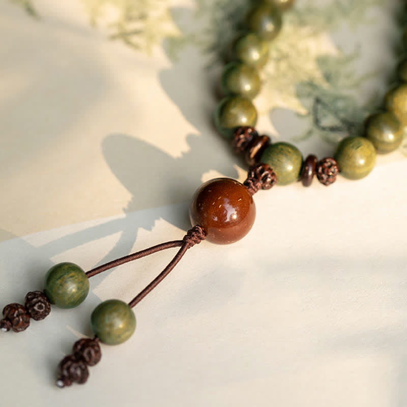 KarmaRipple's Green Sandalwood Positive Peace Bracelet p11