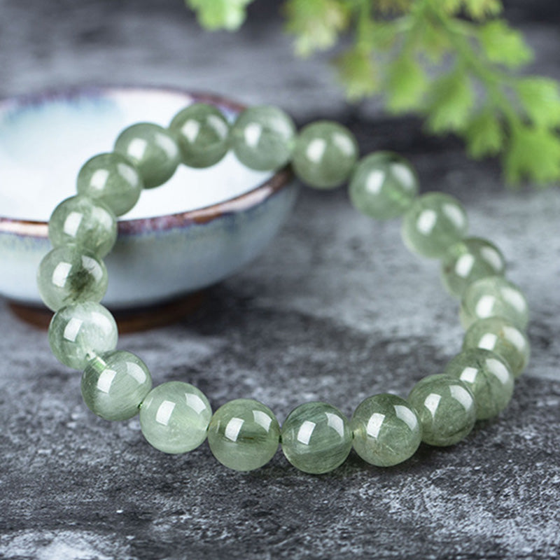 KarmaRipple's Authentic Green Gemstone Blessing Wealth Bracelet p3