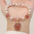 Pearl&Strawberry Quartz