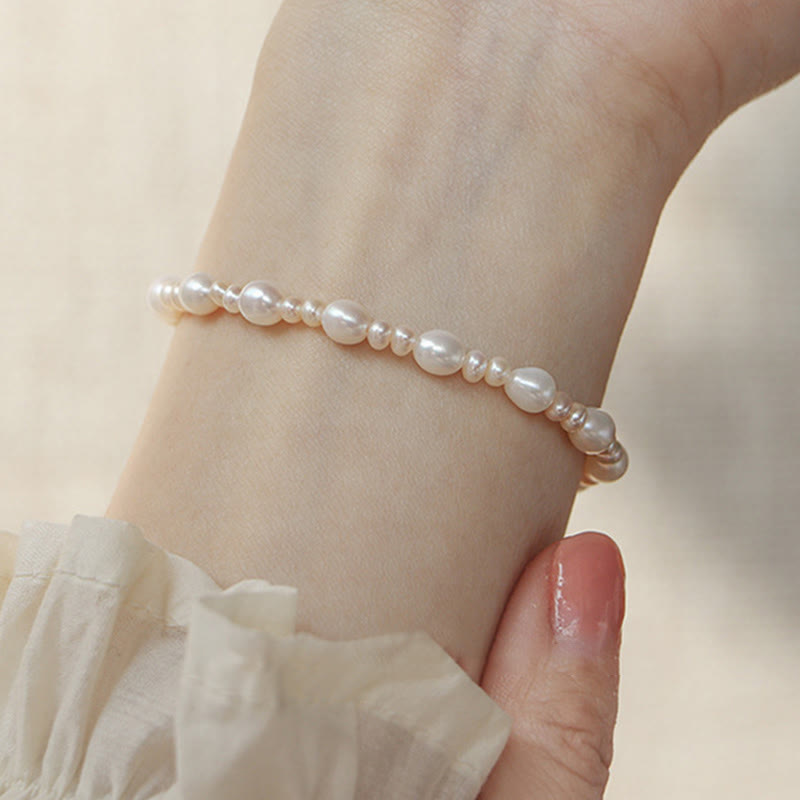 KarmaRipple's Authentic Flower Pearl Sincerity Bead Bracelet p4