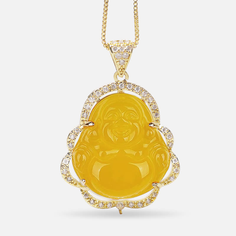 KarmaRipple's Good Fortune Laughing Buddha Pendant p4