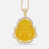 A-Laughing Buddha-Golden/Yellow