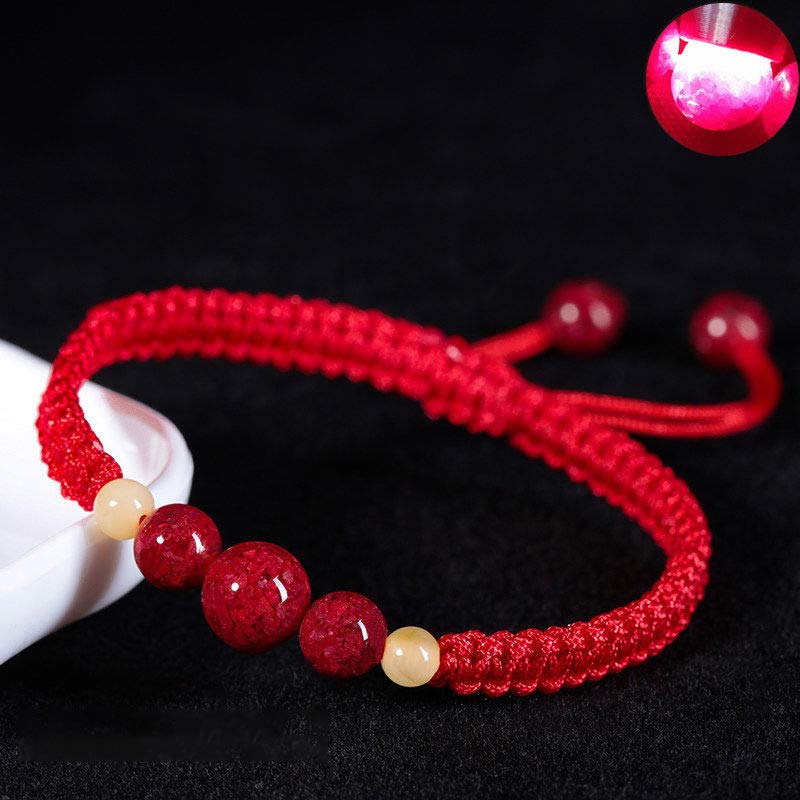 KarmaRipple's Cinnabar Blessing Red String Bracelet For Kids p1