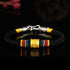 Round Perfect Knot Silver Buckle Black Rope / 15cm