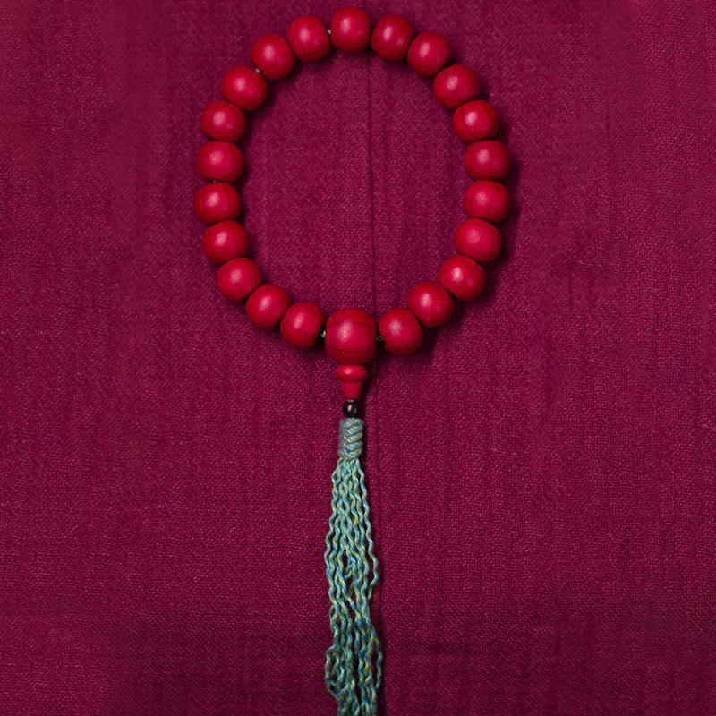 KarmaRipple's Abelia Biflora Wood Warding Off Evil Spirits Wrist Mala p2