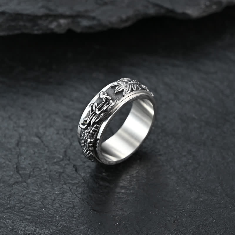KarmaRipple's Dragon Titanium Steel Stimulation Rotatable Ring ( p16