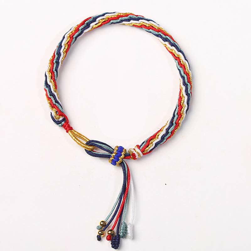 KarmaRipple's Reincarnation Weave Fortune String Protection Braid Bracelet p14
