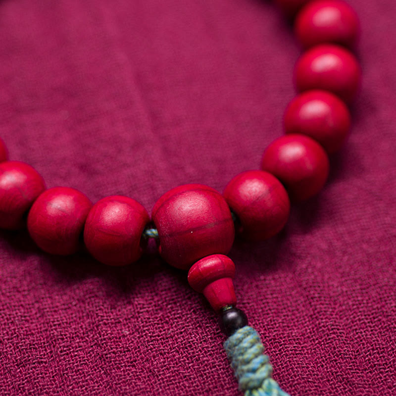 KarmaRipple's Abelia Biflora Wood Warding Off Evil Spirits Wrist Mala p4