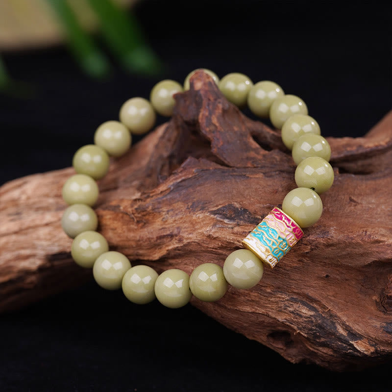 KarmaRipple's Authentic Alashan Agate Encourage Bracelet p2