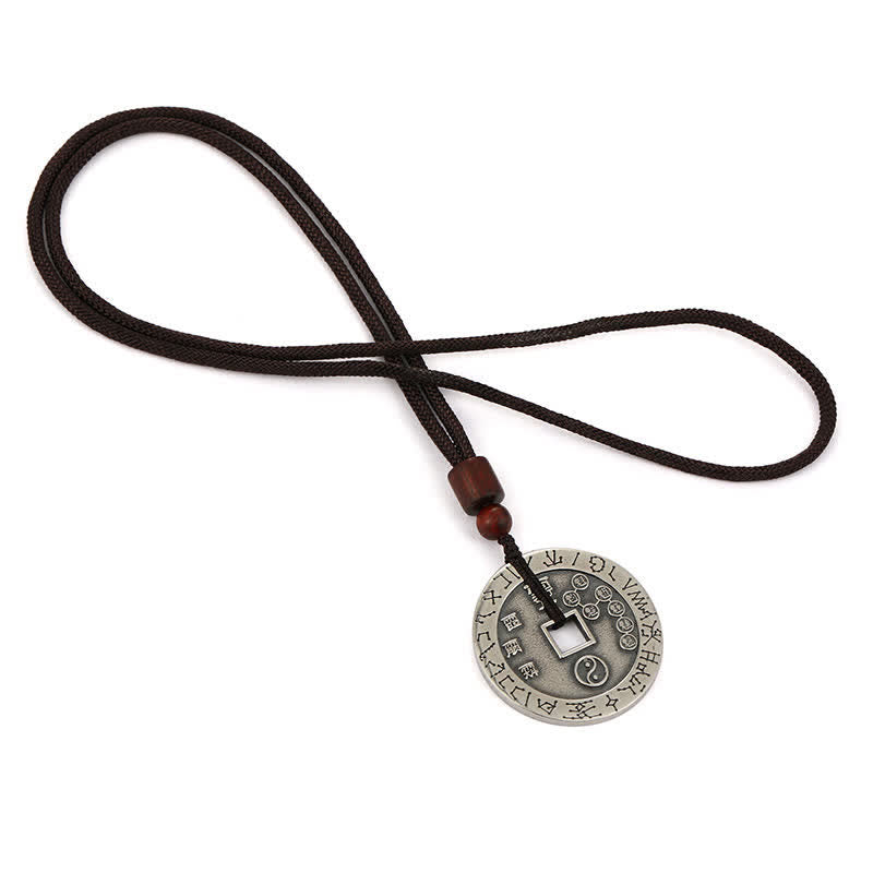 KarmaRipple's Bagua Yin Yang Bronze Coin Star Balance Energy Pendant Necklace p12