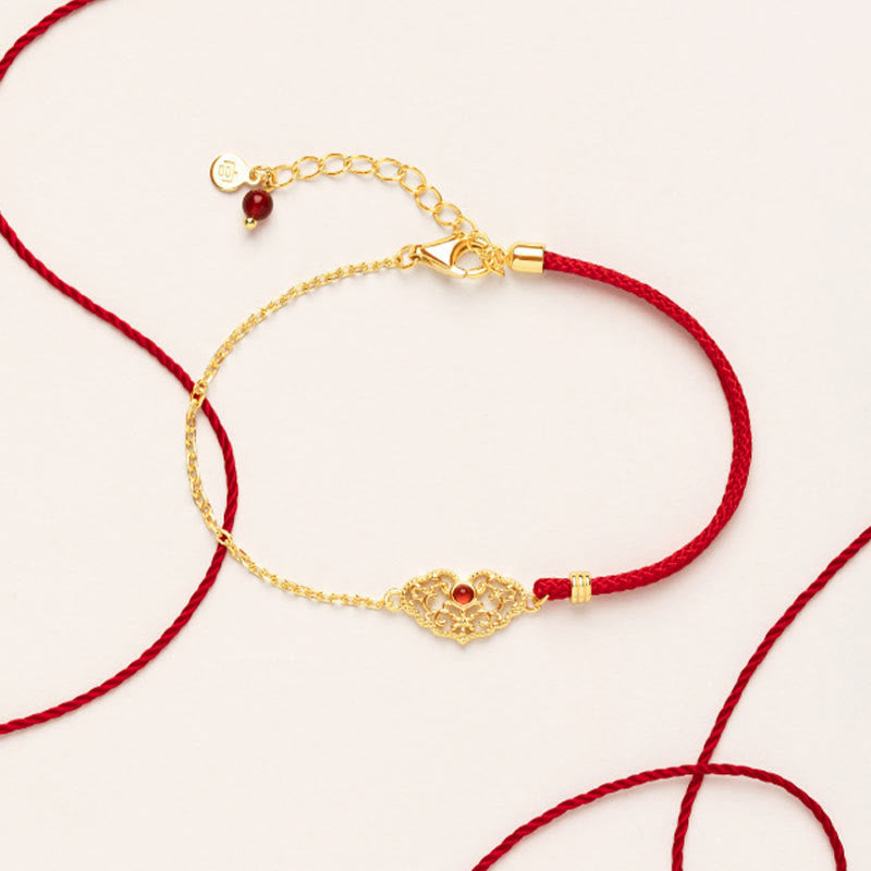 KarmaRipple's Lock of Good Wishes Fortune Strength Chain Bracelet p4