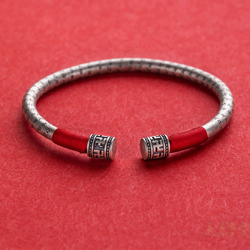 KarmaRipple's Tibet Om Mani Padme Hum Fortune Red String Bracelet Bangle p8