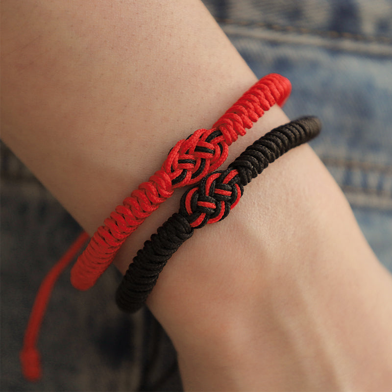 KarmaRipple's 2Pcs Tibetan Fortune Chinese Weave Protection String Bracelet p7
