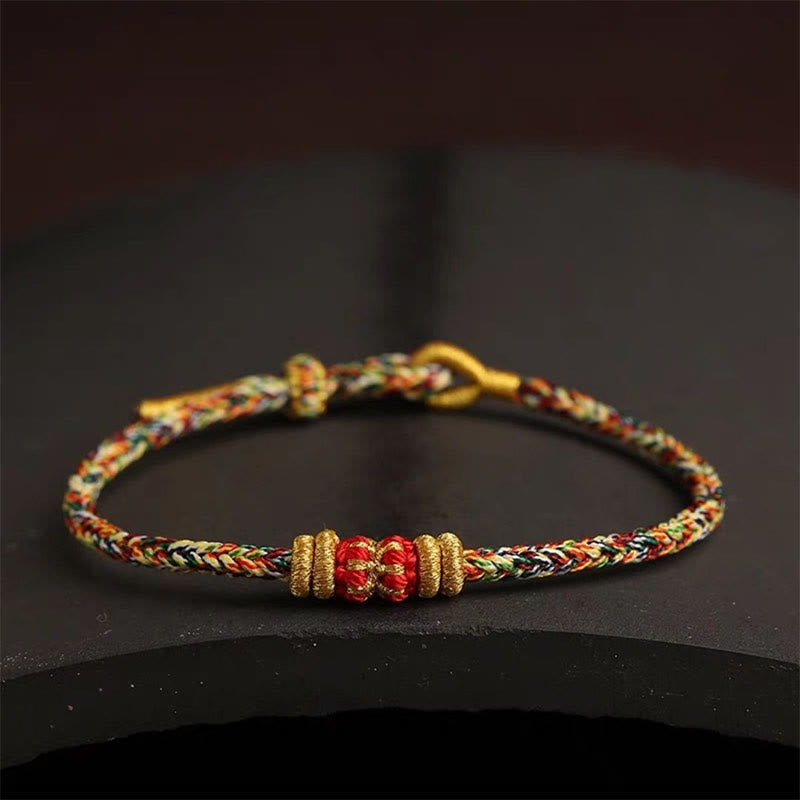 KarmaRipple's Handmade Colorful Rope King Kong Weave Woven Fortune Bracelet p25