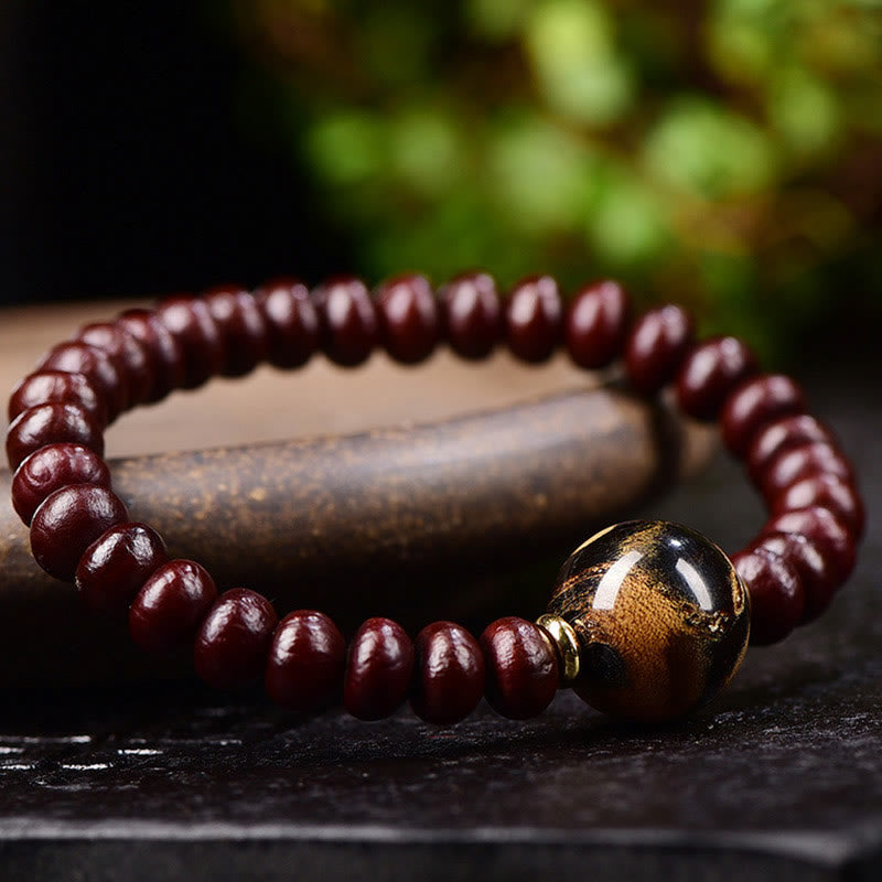 KarmaRipple's Authentic Tibetan Purple Bodhi Seed Bead Balance Bracelet p5